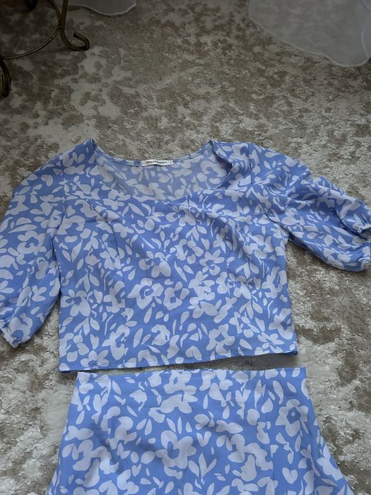 Костюм літній з юбкою