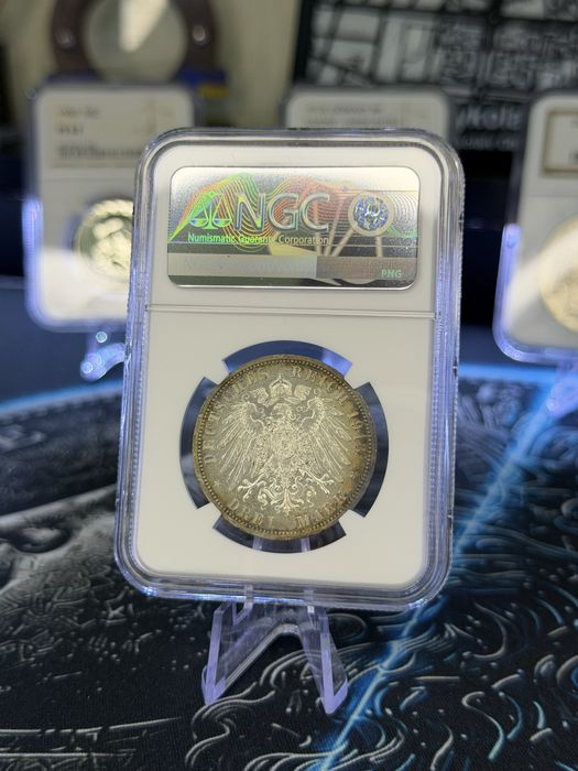 1913A Prussia  3 mark NGC