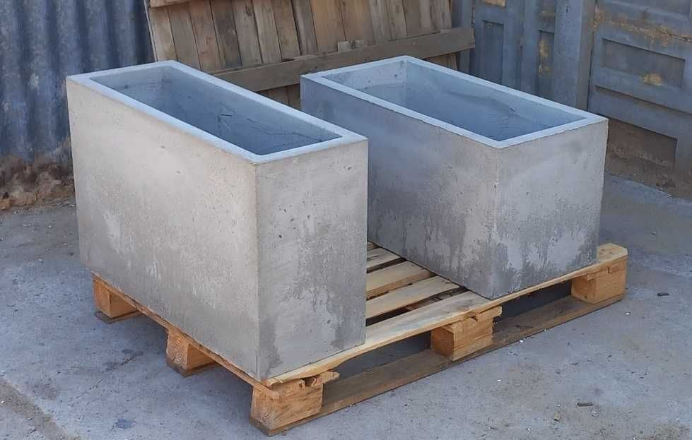 Donice betonowe 80x30x50 ogrodowe donica betonowa ogrodowa kwietniki