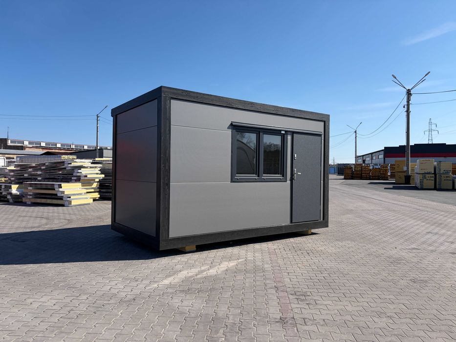Kontener biurowy Pawilon z płyty PIR 120mm Pawilon usługowy Kontener handlowy PRODUCENT
