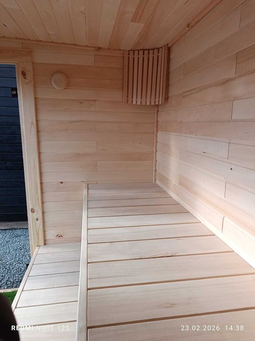Sauna Ogrodowa Hot Tub Piec na Drewno 200x230cm CAŁA POLSKA