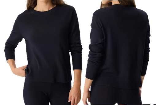 CUBUS Merino Crewneck Sweater Navy Damski Sweter 100% Merino M 38 Igła