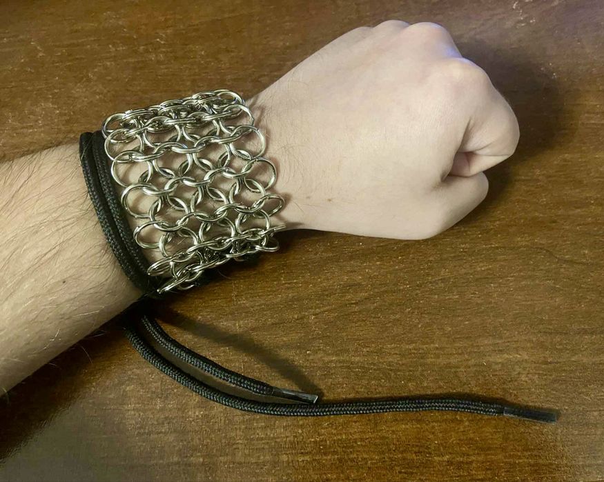 Bransoletka Kolczugowa z Pierścieni | Chainmail Bracelet