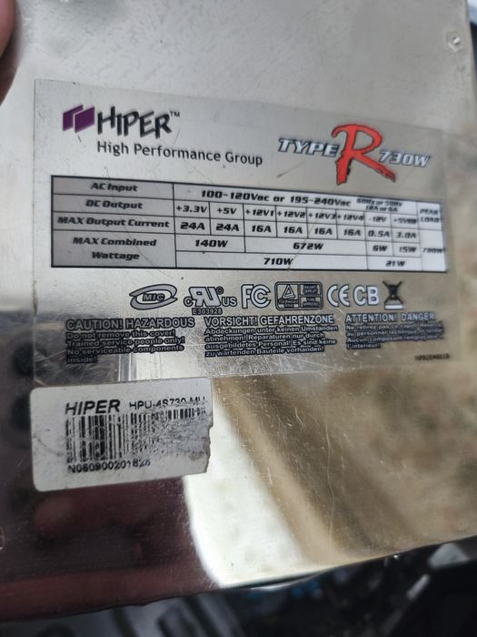 Ігровий пк. ASUS P8P67 intel i5-3570 3.40GHz відео MSI GTX 1060 3Gb.