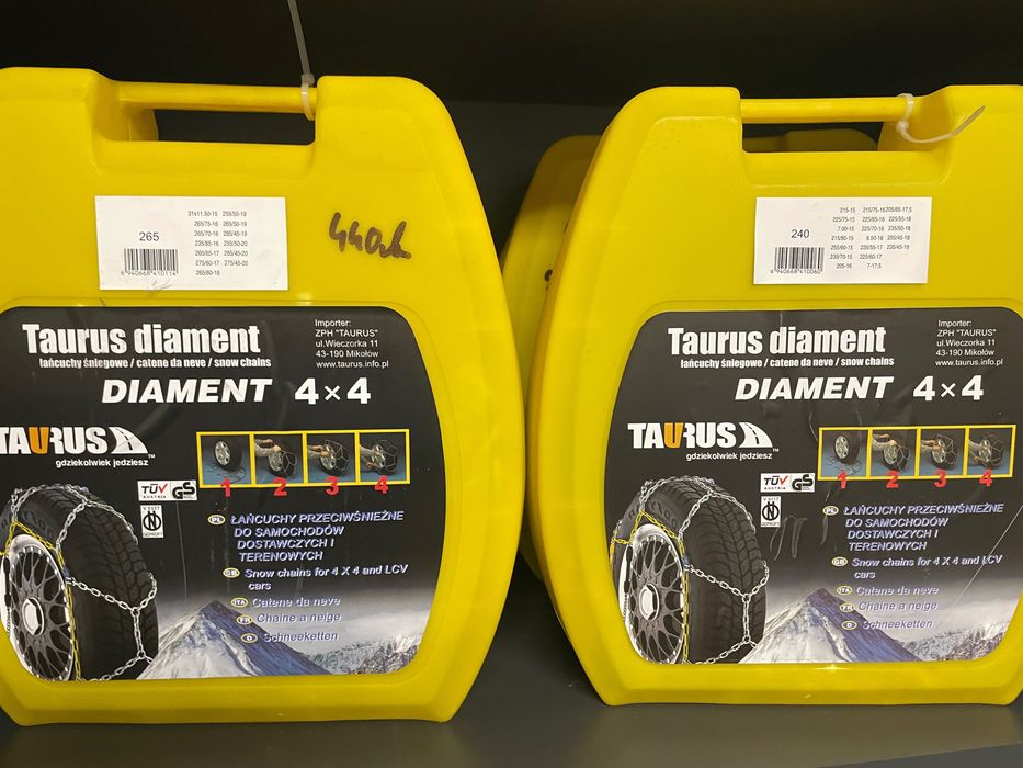 Łańcuchy Śniegowe 4x4 sam. Dostawczy