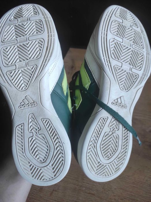 Buty piłkarskie Halówki Adidas Sala zielono - białe rozmiar 37 1/3