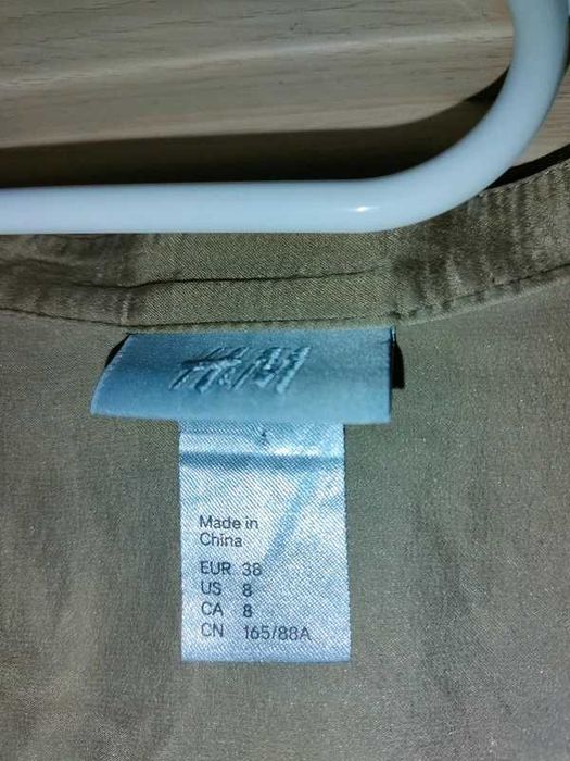 Koszula tunika złota h&m, r .38