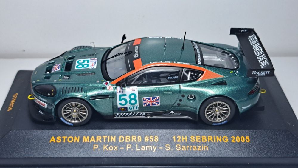 Aston Martin dbr9 Sebring Pedro Lamy 1:43 Alcanena E Vila Moreira