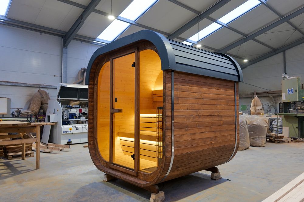 Sauna ogrodowa kwadratowa Luma M pisemna gwarancja producenta