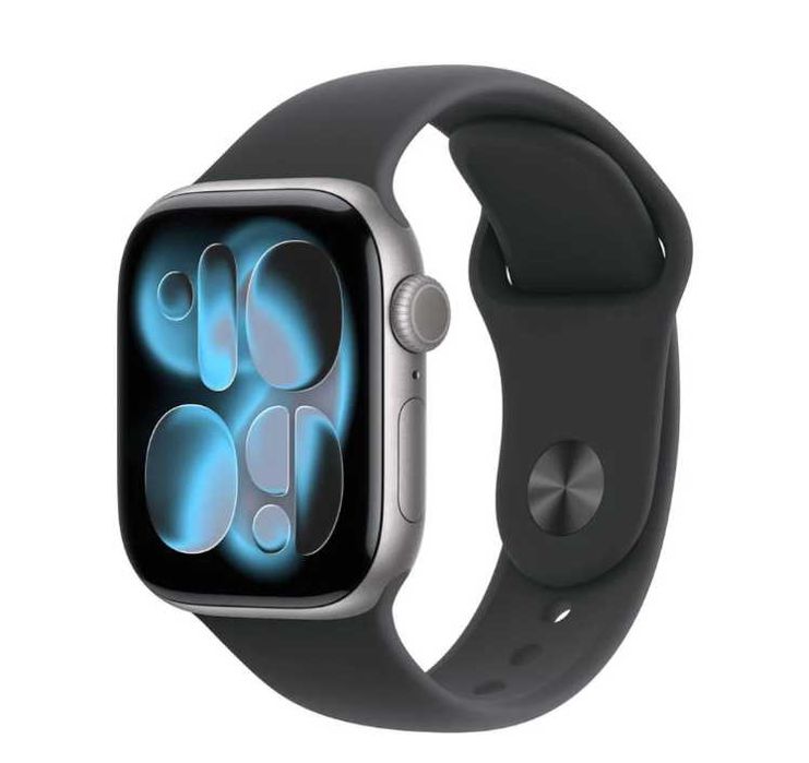 APPLE Watch Series 11, 42mm Cinza Alum. Bracelete Preta Novo Selado