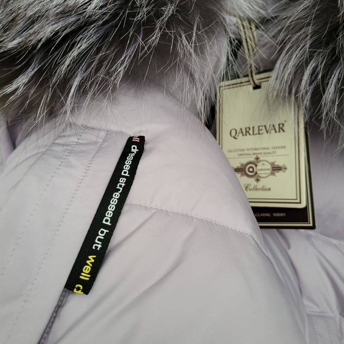 Жіноча зимова куртка преміум якості  тренд 2026  колір світлий тауп