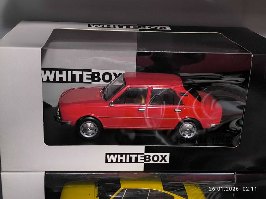 Zestaw Modeli SKODA 1:24 Whitebox 105L 110R 1000MB - nie Hachette
