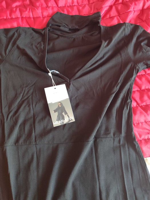 Vestido preto comprido