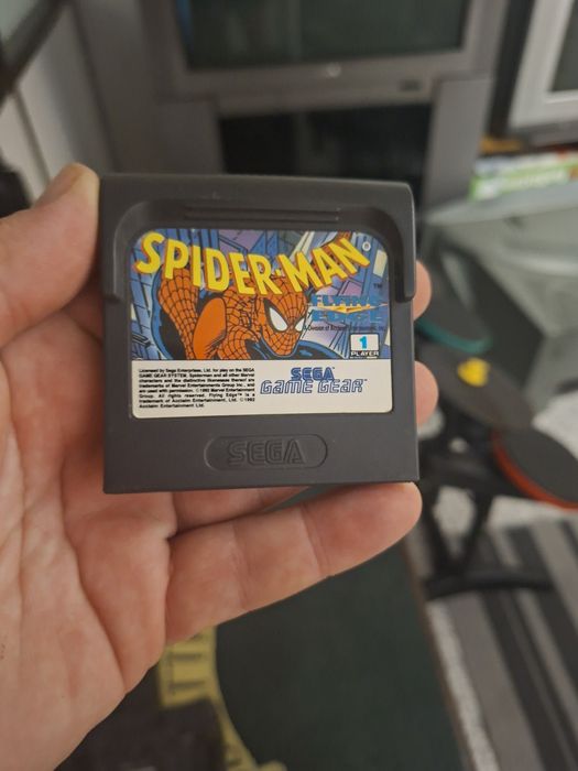 Game gear + jogo spider man
