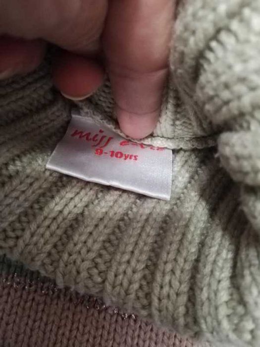 Sweter golf dziewczęcy miss evie