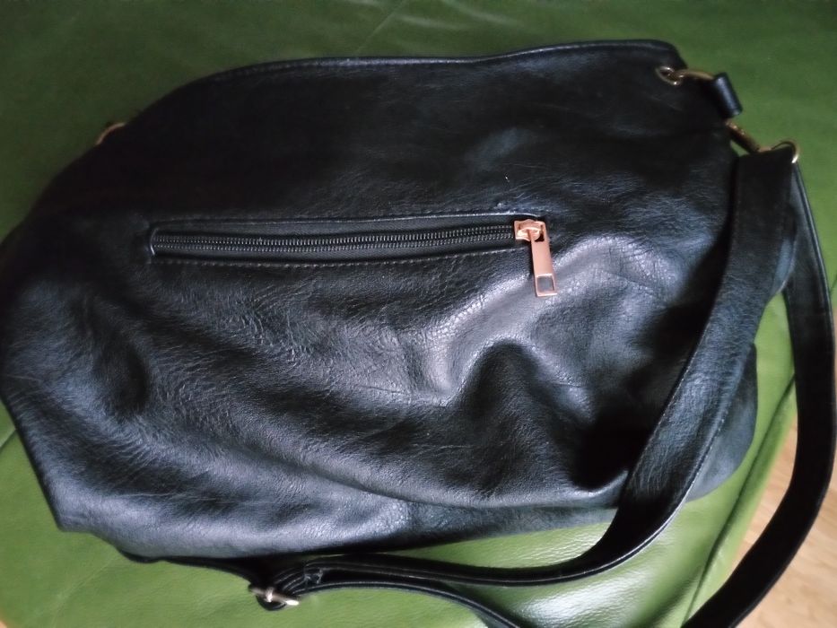 Pojemna skórzana torebka