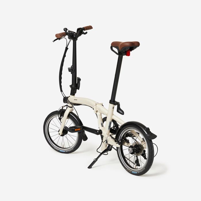 Bicicleta Dobrável Ultracompacta Fold Light 1 Segundo Bege