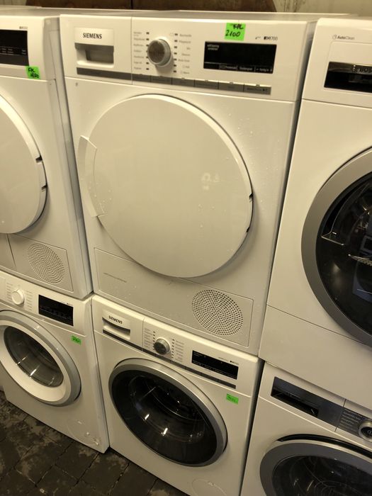 Komplet pralka Siemens IQ700 i suszarka Siemens z pompą ciepła 1-8kg