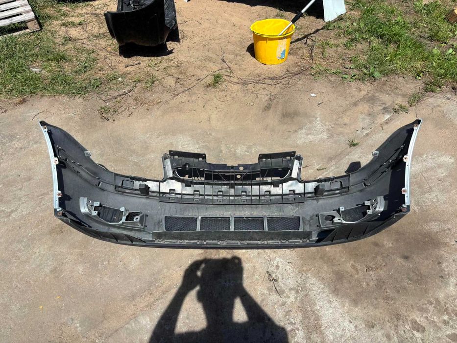 vw volkswagen polo 6n2 6n lift fl zderzak przód przedni srebny