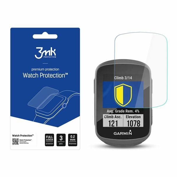 Folia do Garmin Edge 130 Plus 3mk Watch 3szt na smartwatch ochronna