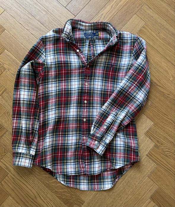 Koszula flanelowa w kratę Polo Ralph Lauren Custom Fit M