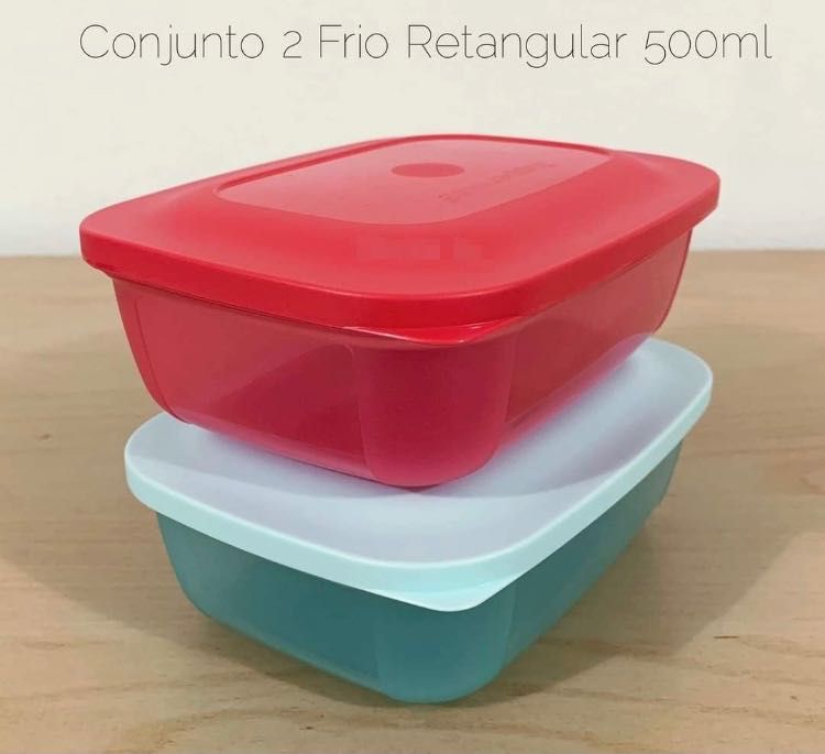 2 Refrigeradoras 500 ml Tupperware - Super Preço