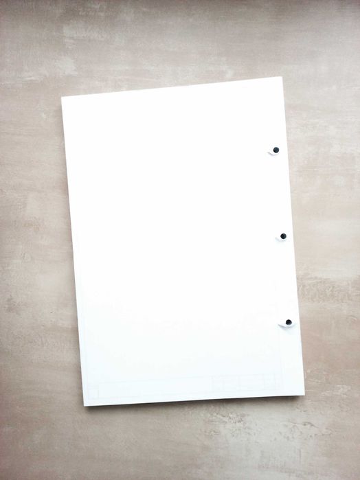 Папір для креслення зі штампом ф.А4 (210х297) бумага для черчения