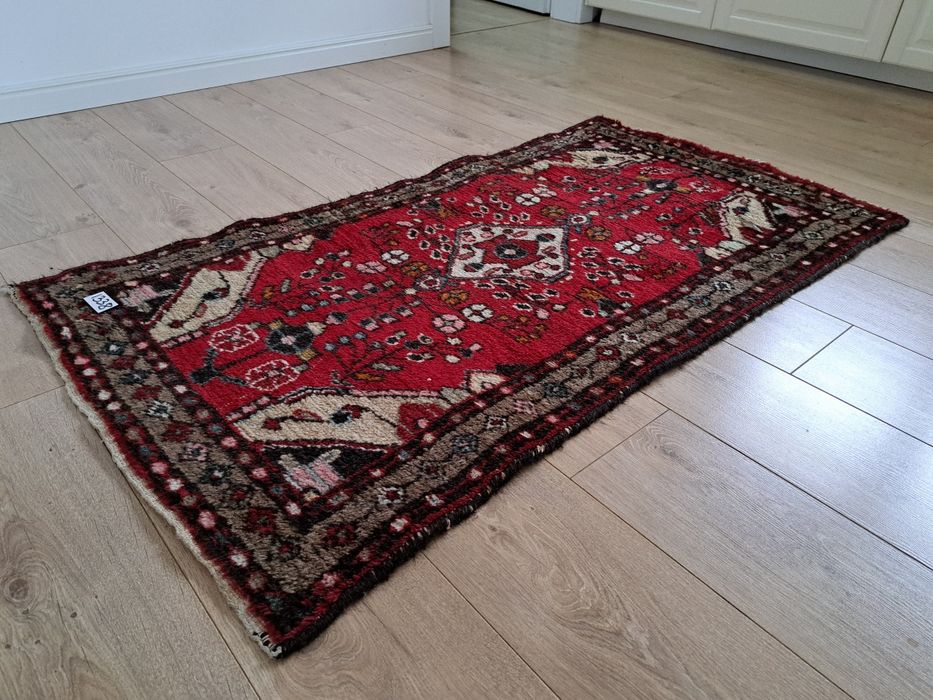 Śliczny irański ręcznie tkany dywanik Hamadan 80x140cm