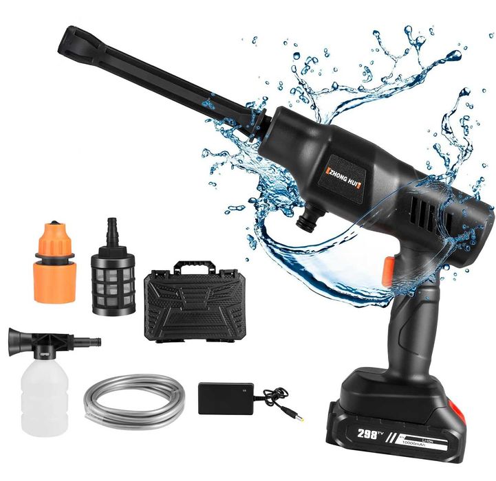 Мийка високого тиску акумуляторна з комплектацією LIFEJXWEN , мойка