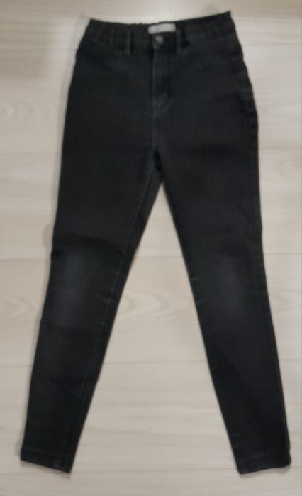 Spodnie chłopięce jeansy czarne 152 cm