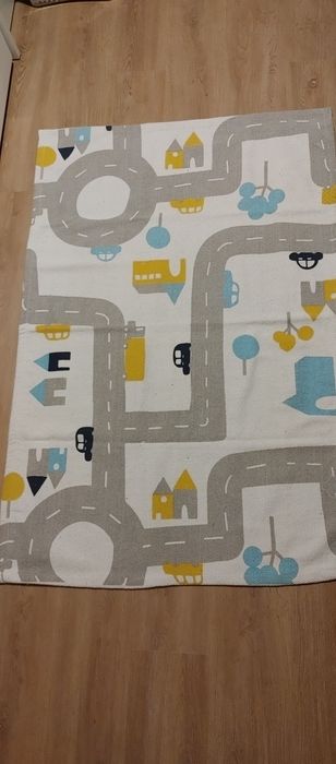 Dywan do pokoju dziecięcego ulica droga 130x86cm stan BDB