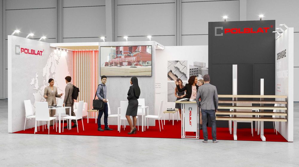 Modułowe Spersonalizowane Stoiska Targowe - Wielokrotnego Użytku