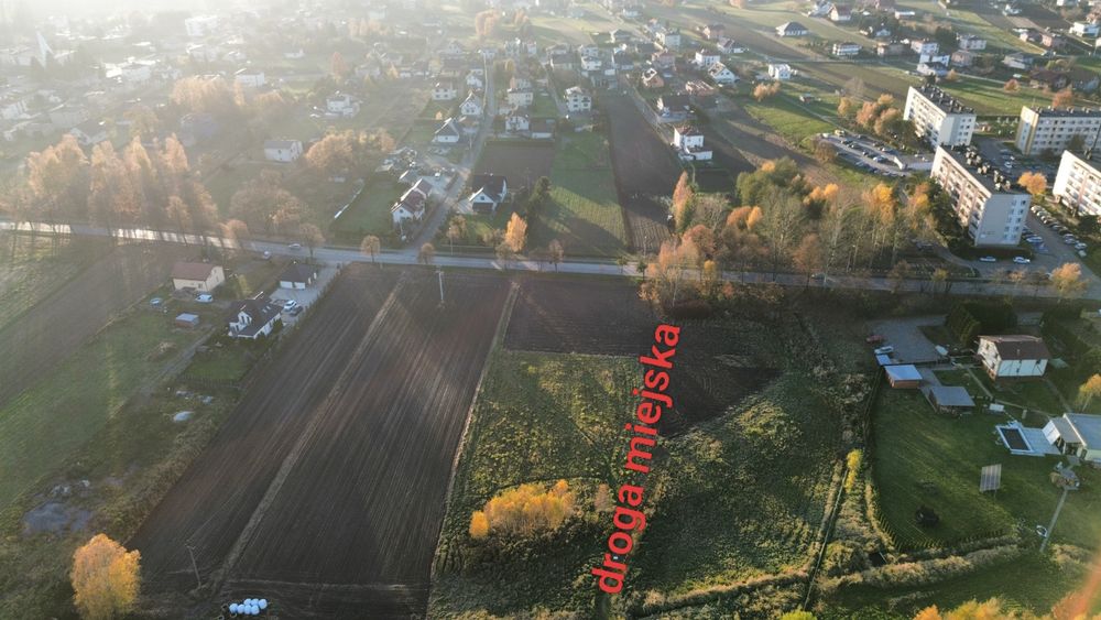 Działka usługowa Żory blisko ulicy Wodzisławska 5683m2 obok Biedronki