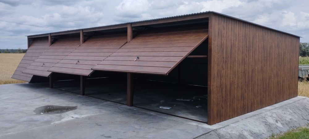 garaż blaszany 12x6 garaże blaszane wiata na busy magazyn  7x5