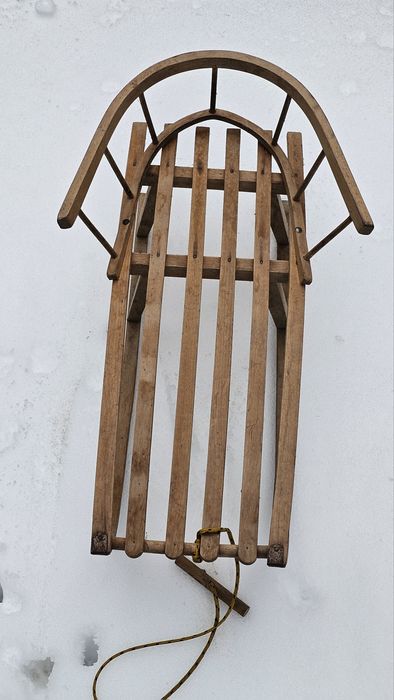 Sanki drewniane klasyczne 89cm