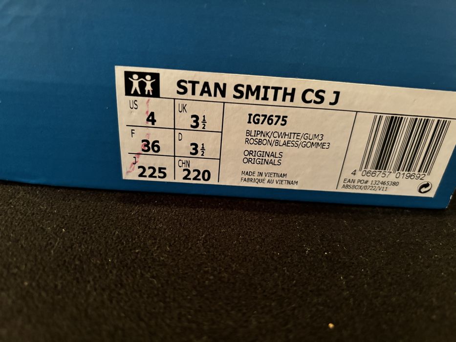 Damskie buty Adidas Stan Smith CS J roz 36