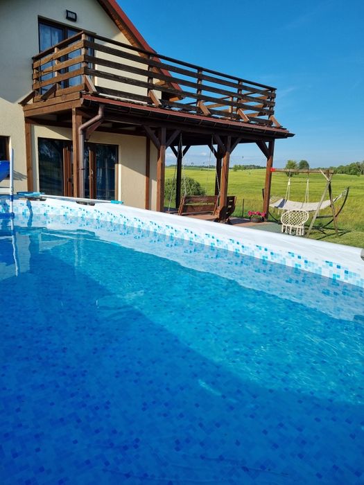 Wolny termin od 21.11. Domek 8os, całoroczny, Balia z Jacuzzy, Mazury