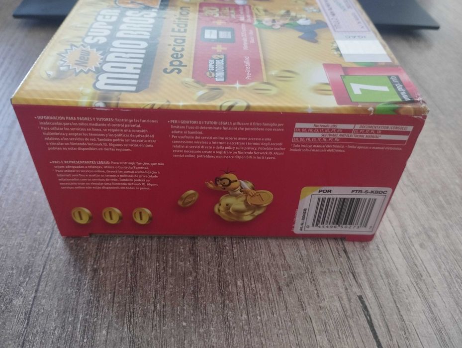 Consola Nintendo 2ds Super Mario Bros 2 NOVA a estrear edição especial