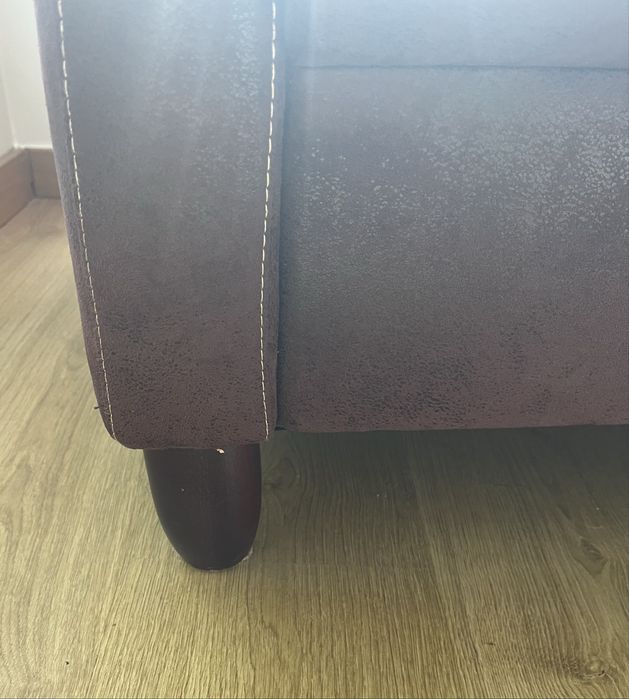 Cadeirão/poltrona camurça