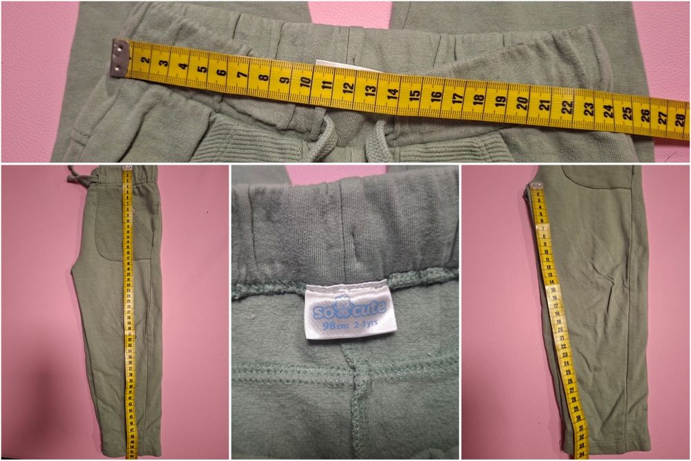 Zestaw 5 par spodni dla chłopca r. 98-104 | Joggery, dresy, moro