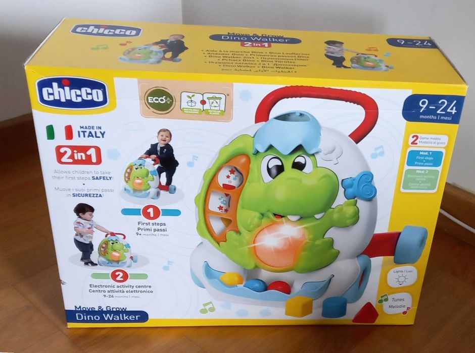 Andarilho Chicco Primeiros Passos Dino (NOVO)