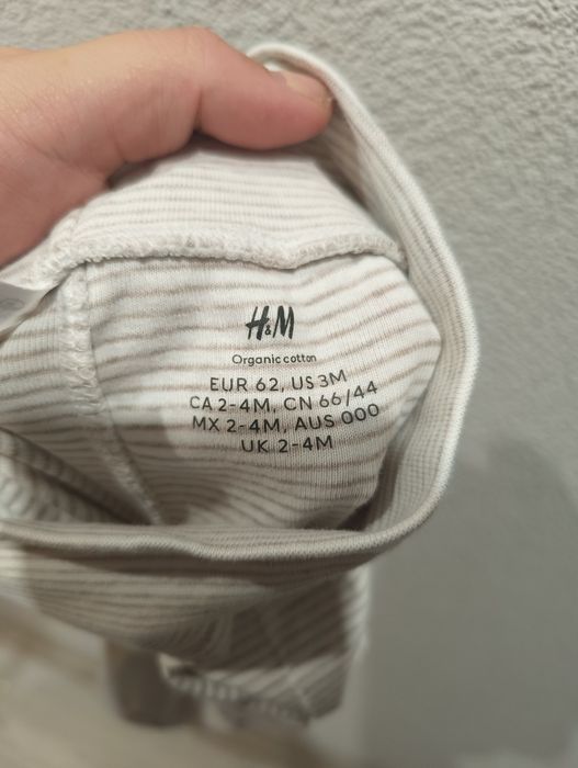 Pół śpiochy niemowlęce 62 H &M