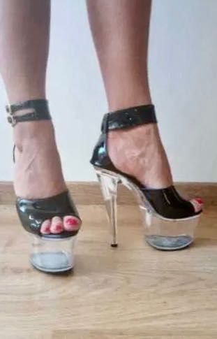 166/ OD RĘKI 38 nowe gogo pole exotic dance szklanki sandały obcasy 18