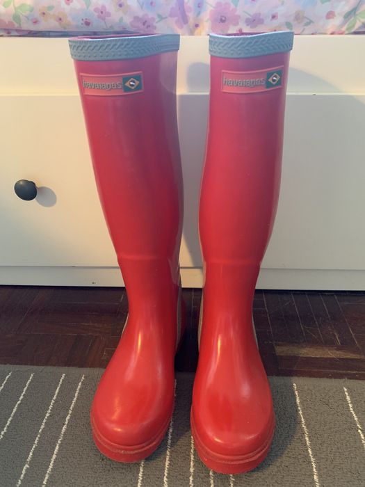 Galochas encarnadas Havaianas