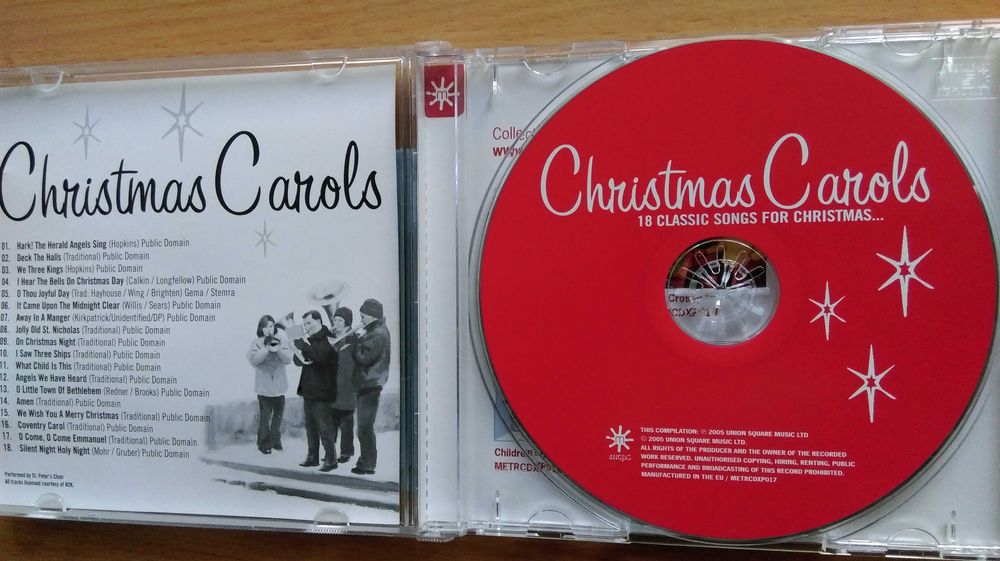 Фирменный CD St. Peter's Choir -Christmas Carols-2005, Made in the EU.