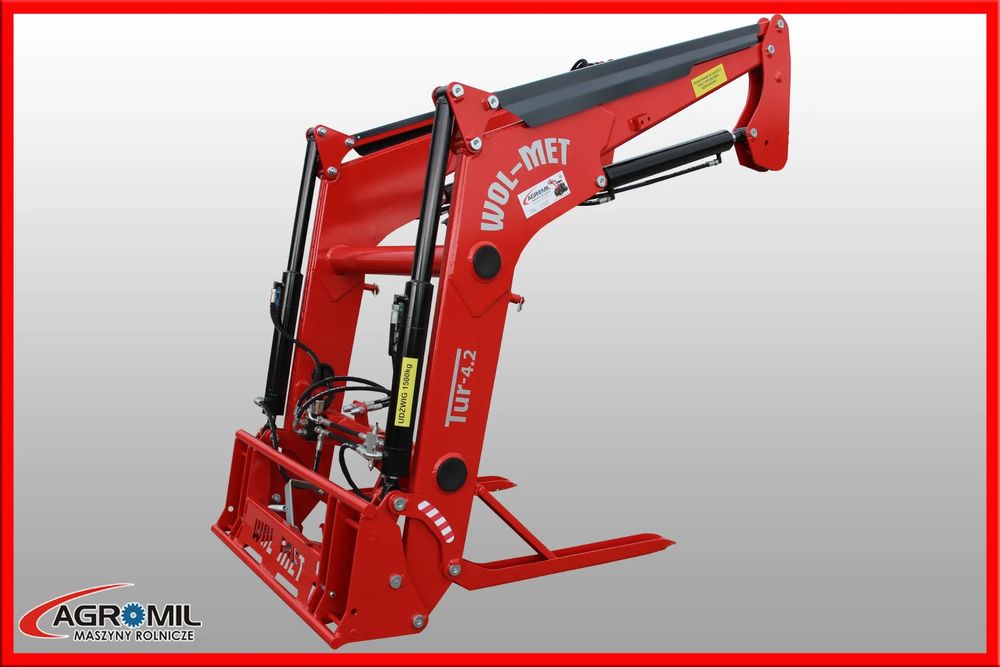 Ładowacz czołowy TUR-4 udźwig 1500kg euroramka C382, 380, Zetor 7341 itp.