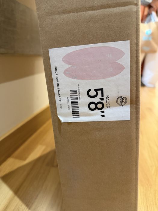 Prancha Surf Nova (Na Caixa!) - Indio Surfboards Racer  Pink 5’8” 33L