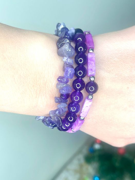 Браслети з натурального каміння