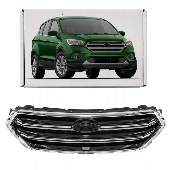 ford kuga mk2 ii 2016-2019 grill czarny atrapa chłodnicy gv448200ab