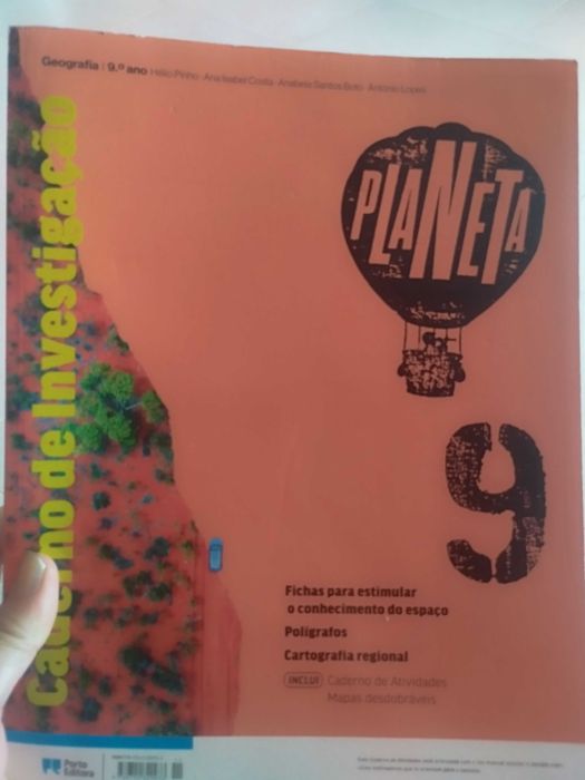 Caderno de Atividades de Geografia - Planeta - 9.° ano